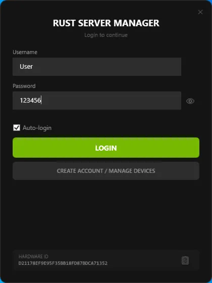 Rust Server Manager - irongamers.ru