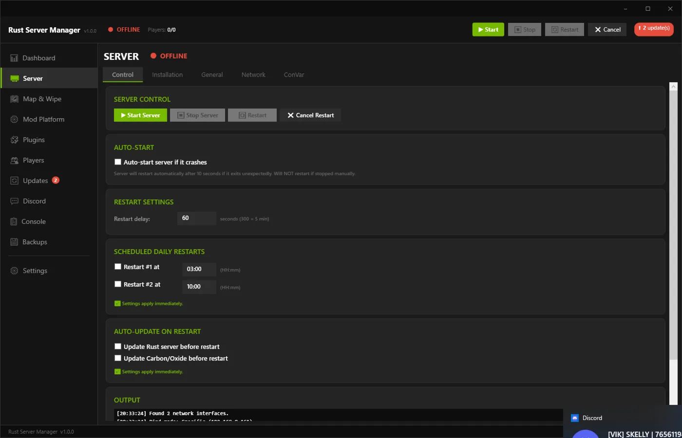 Rust Server Manager - irongamers.ru