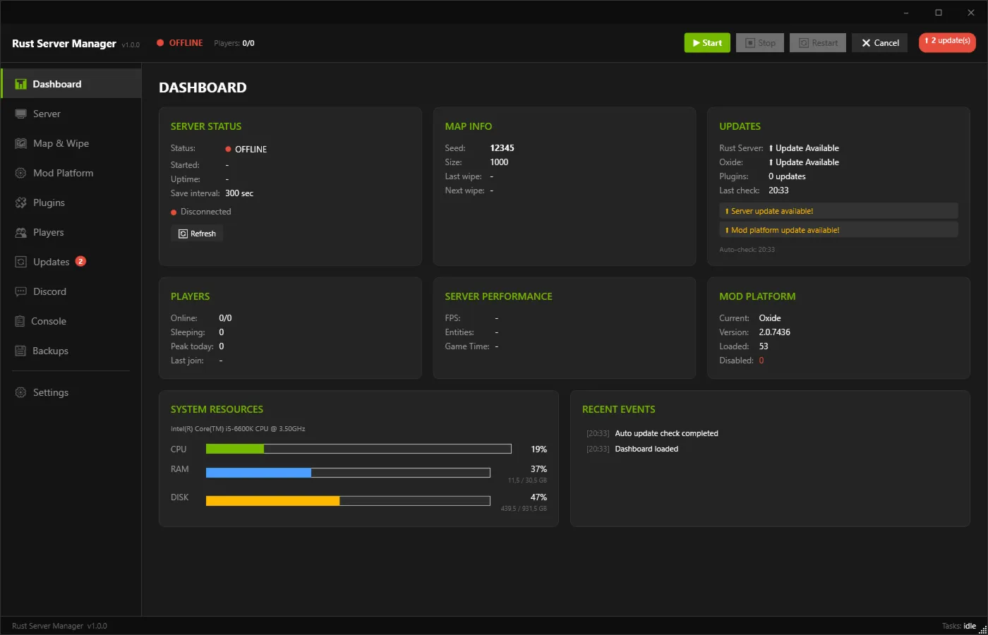 Rust Server Manager - irongamers.ru