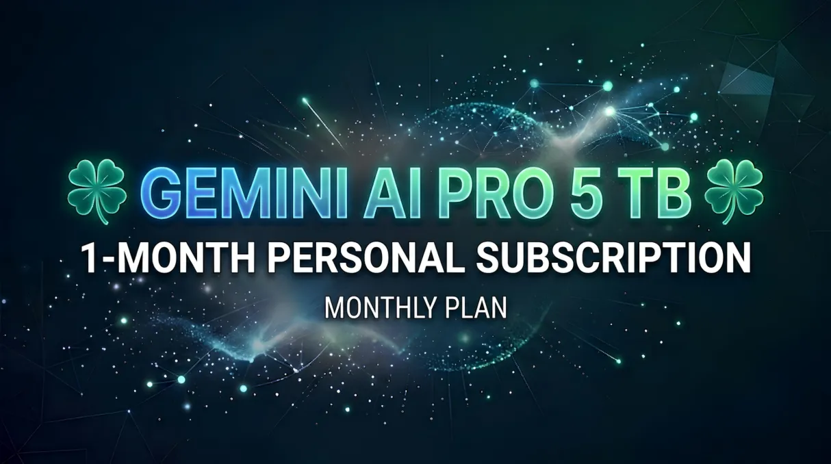 🍀 GEMINI AI PRO – Личная подписка на 1 месяц 🍀 