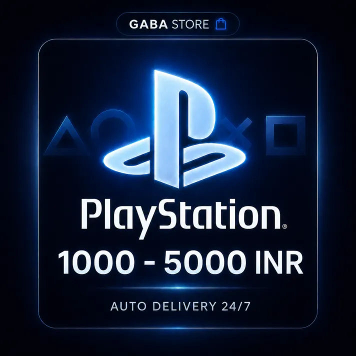 PlayStation Подарочная Карта | 1000-5000 INR | INDIA | АВТОВЫДАЧА 24/7