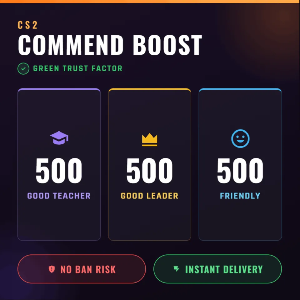 МГНОВЕННАЯ ДОСТАВКА! (500/500/500) — БУСТ РЕКОМЕНДАЦИЙ CS2