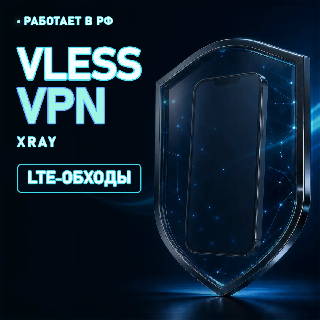 VPN/ВПН: от 7 дней | VLESS/Xray | Работает в РФ | Все устройства | до 25 Гбит/с - irongamers.ru
