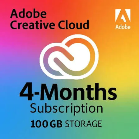 Adobe Creative Cloud subscription 4 months Account - irongamers.ru