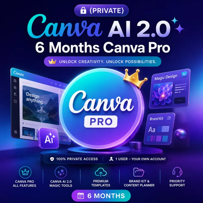Canva Pro + Affinity Suite | 6 месяцев | На вашем личном аккаунте (приватный) [Canva