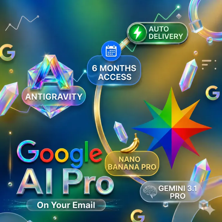 Google AI Pro 6-M on Your Own Mail | Gemini 3.1 Pro ,5TB