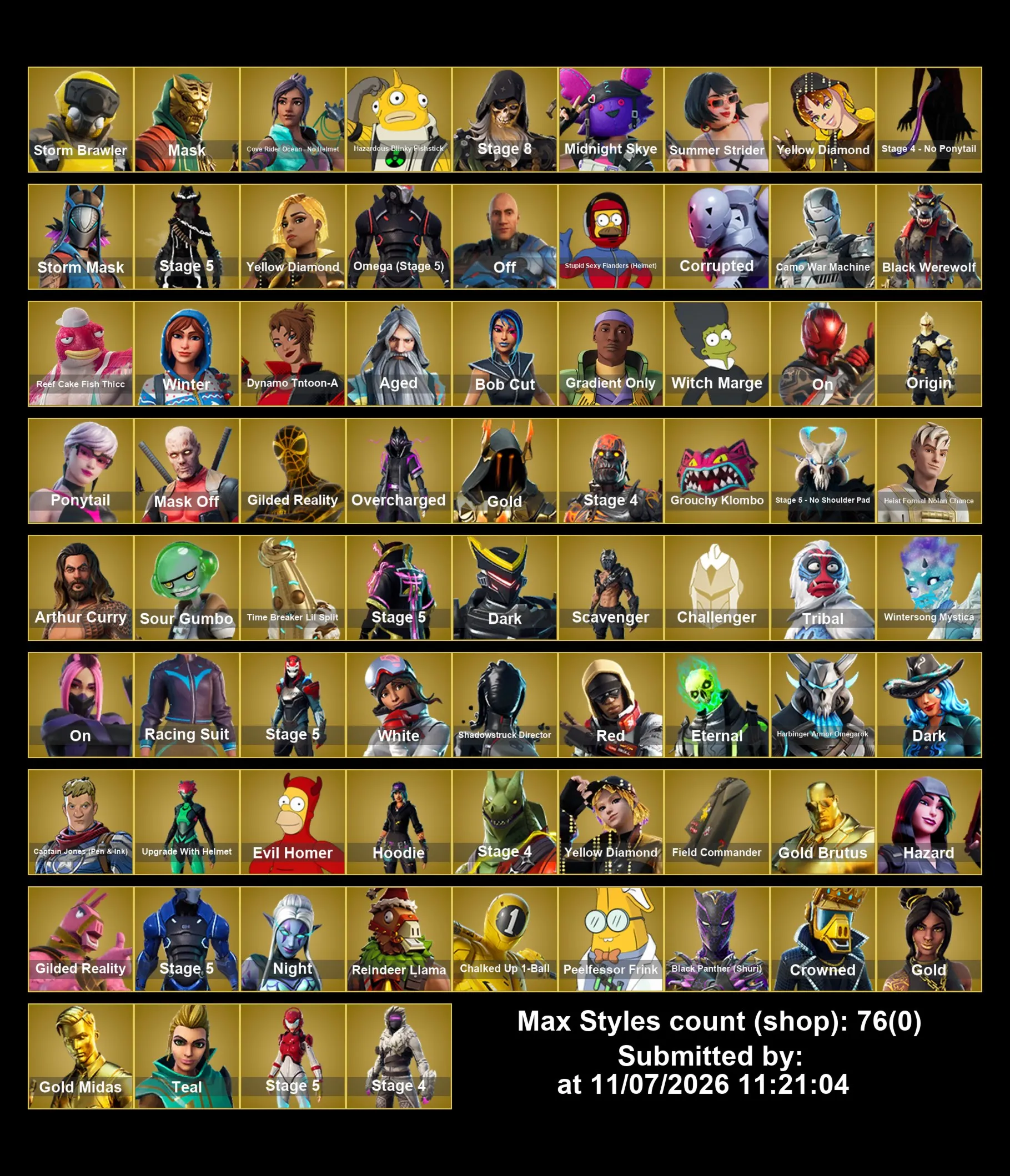 Мгновенный доступ • FN (все платформы) • 194 skins • Omega (stage 5) •Полный доступ
