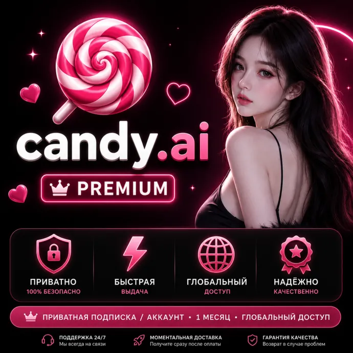 CANDY.AI PREMIUM | Личный аккаунт | 1 месяц | Гарантия | Быстрая доставка 24/7