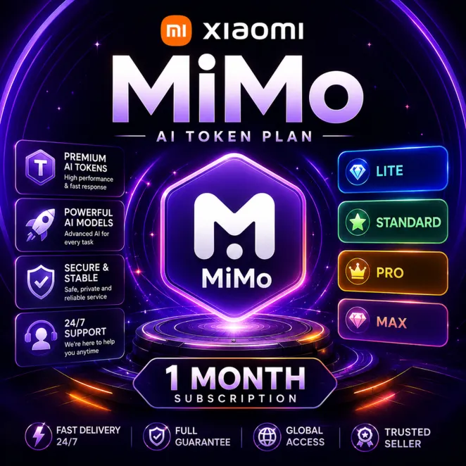 Доступ по токену XIAOMI MIMO AI | Lite/Standard/Pro/Max | 1 месяц | Безопасно и с гар