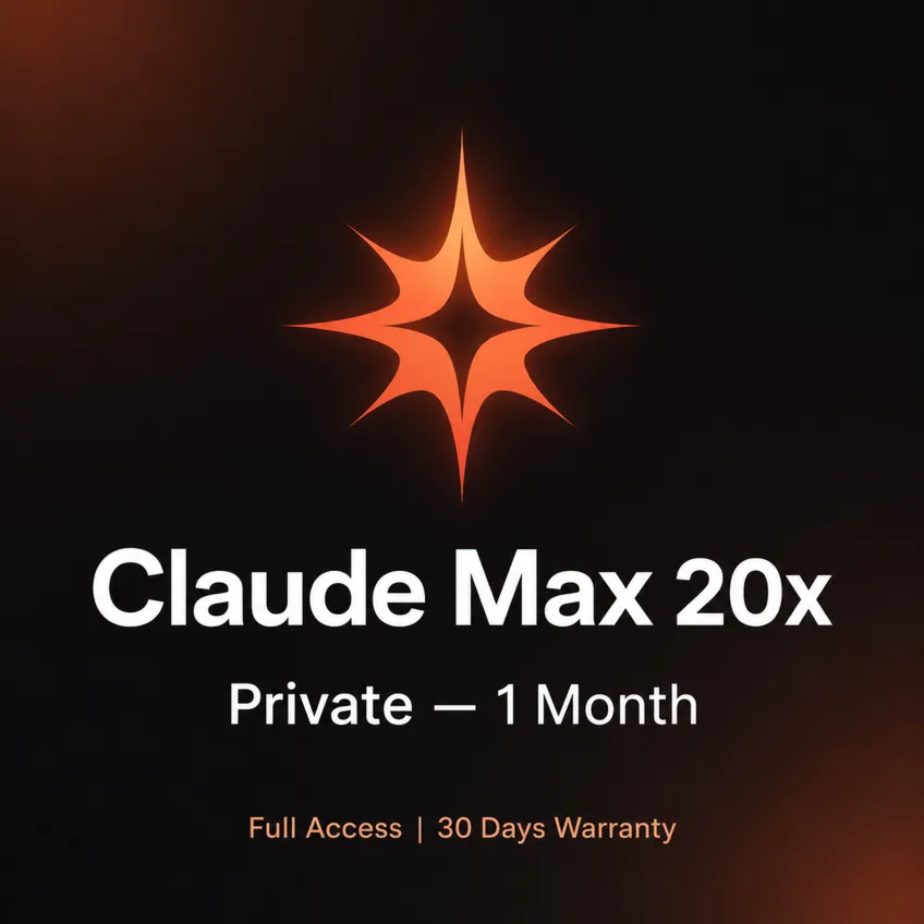 Claude Max 20x Приватный (1 месяц) | 30 дней гарантия - irongamers.ru