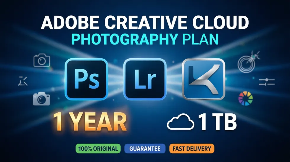 Adobe Creative Cloud Photography Plan Subscription (1 TB) (12 МЕСЯЦЕВ) США - irongamers.ru
