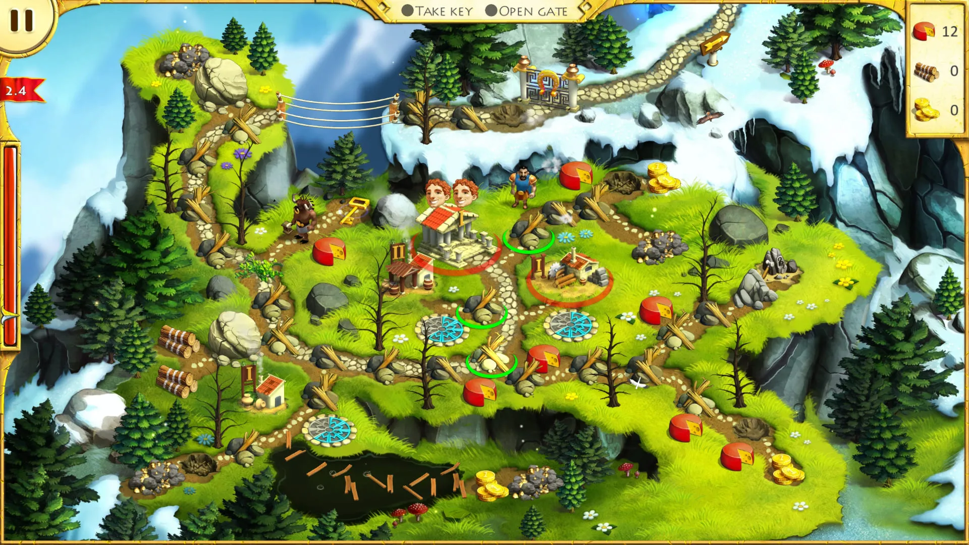🎁 Россия + Мир | 12 Labours of Hercules II: The Cretan Bull | Гифт | Steam