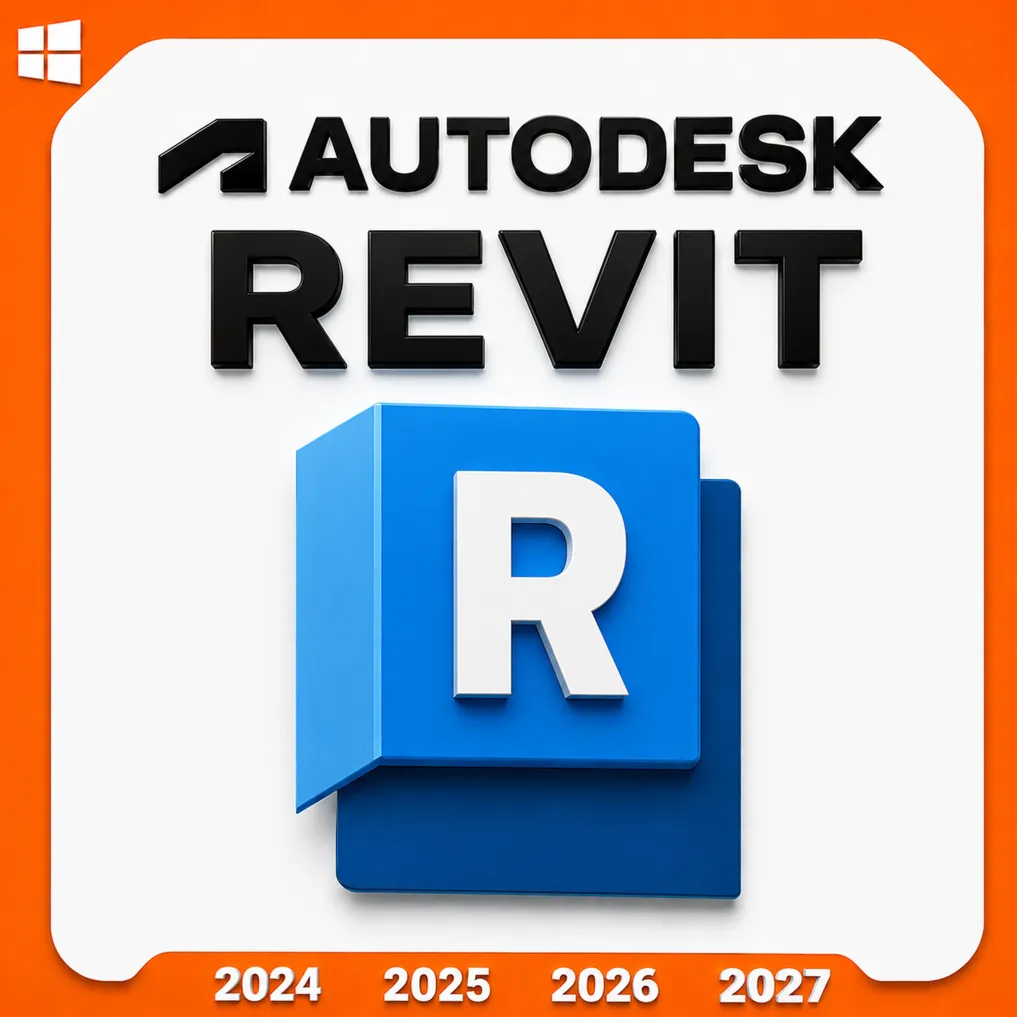 Autodesk Revit 2024 2025 2026 2027 | Активация на 6 месяцев | BIM-программа | Windows