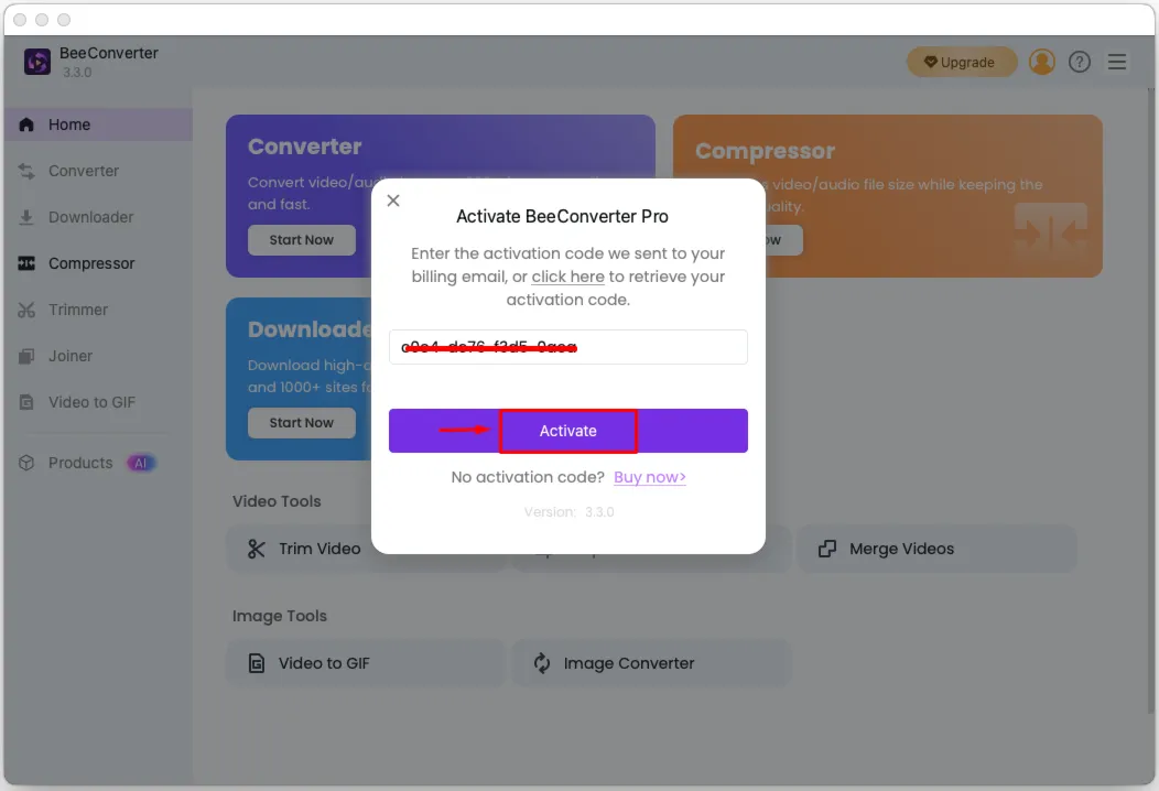 AmoyShare BeeConverter Pro MAC Лицензионный код активации