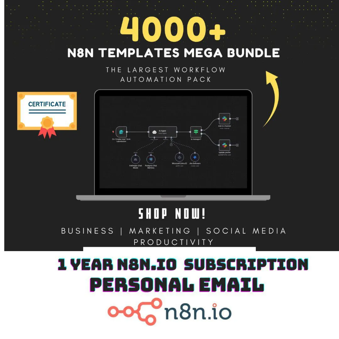 n8n.io AI Automation & AI Agent Bundle Project-Based Tutorials & Hands-On Practice