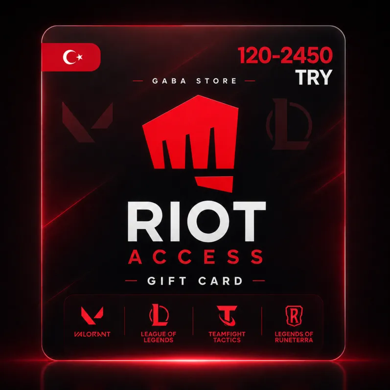 RIOT ACCESS Подарочная Карта | 120-2450 TRY | TURKEY | АВТОВЫДАЧА 24/7