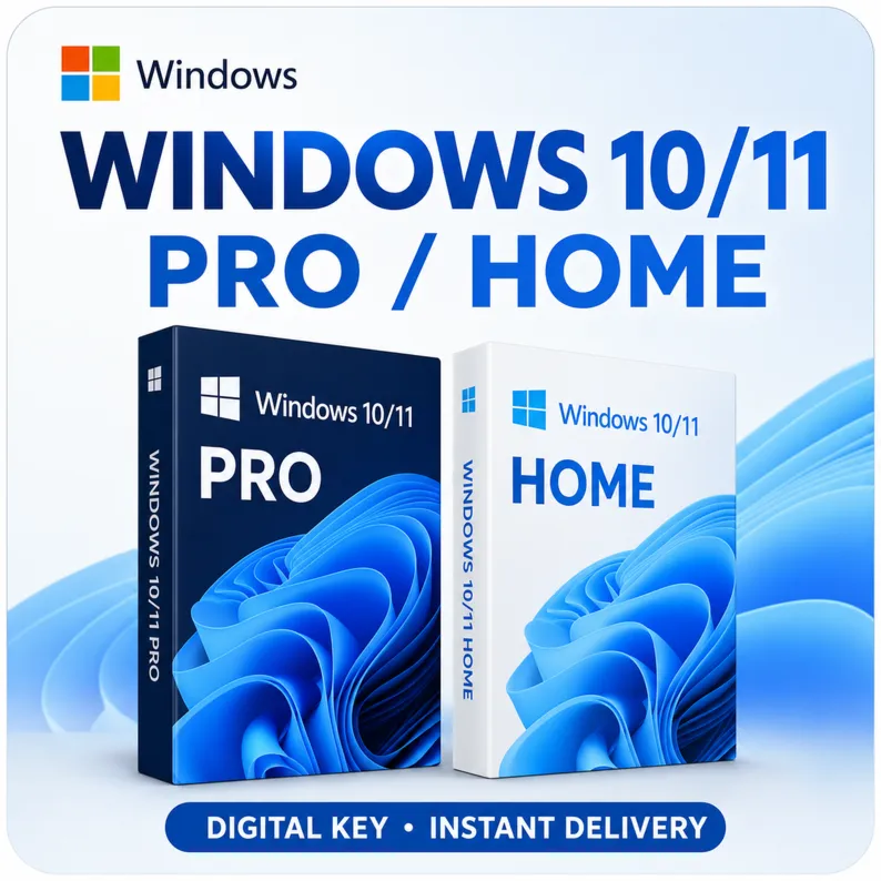 Windows 10/11 PRO/HOME | Retail License Key | Online Activation | Buy a license key