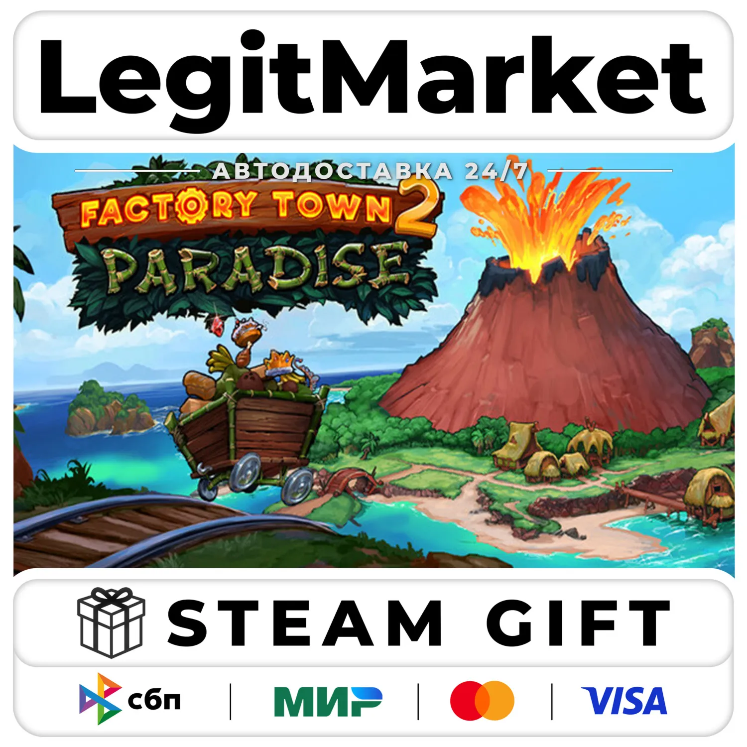 Factory Town 2: Paradise / Steam АВТО / РУ + МИР - irongamers.ru