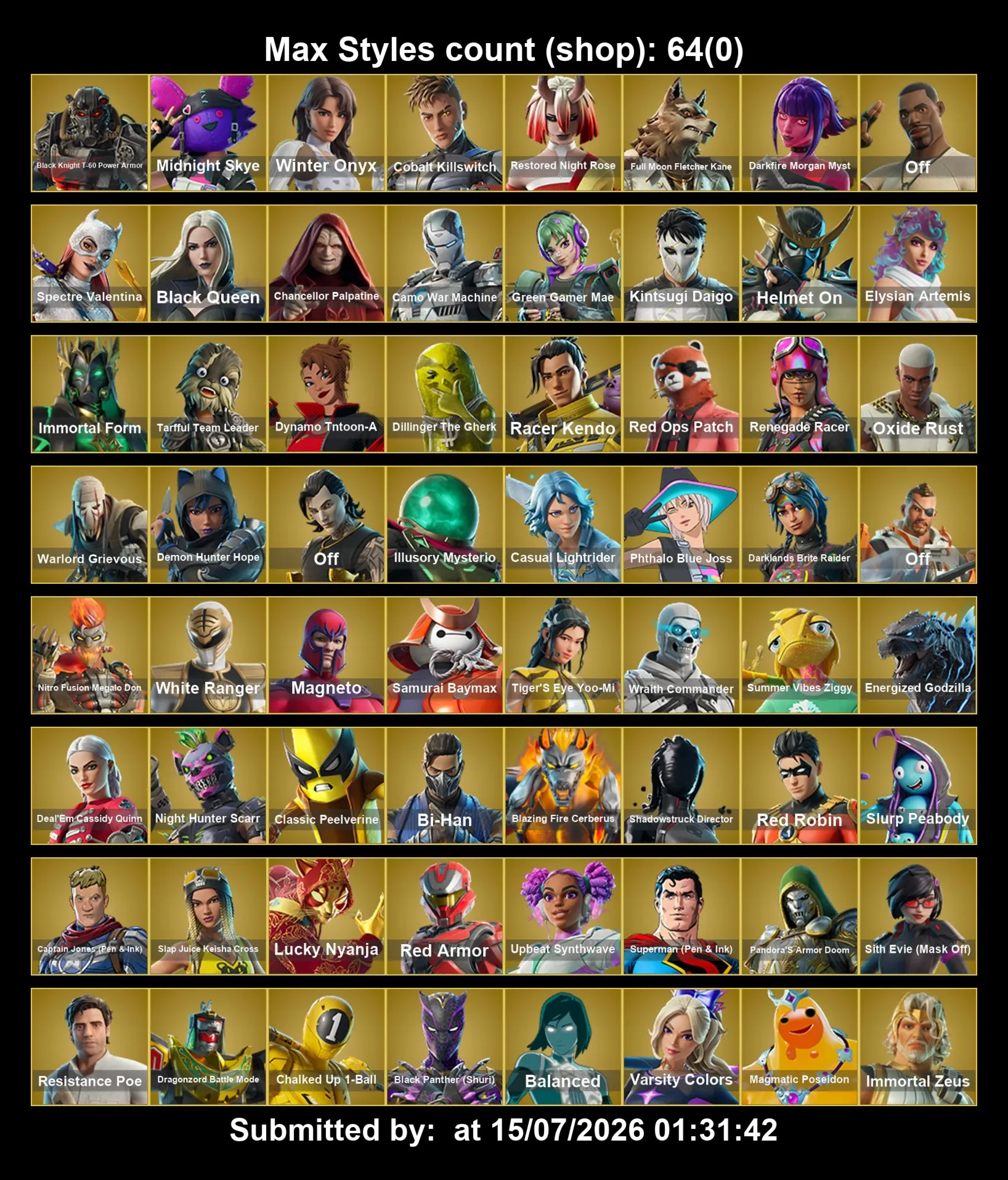 Мгновенный доступ • FN (все платформы) • 116 skins • Renegade Raider • Полный доступ