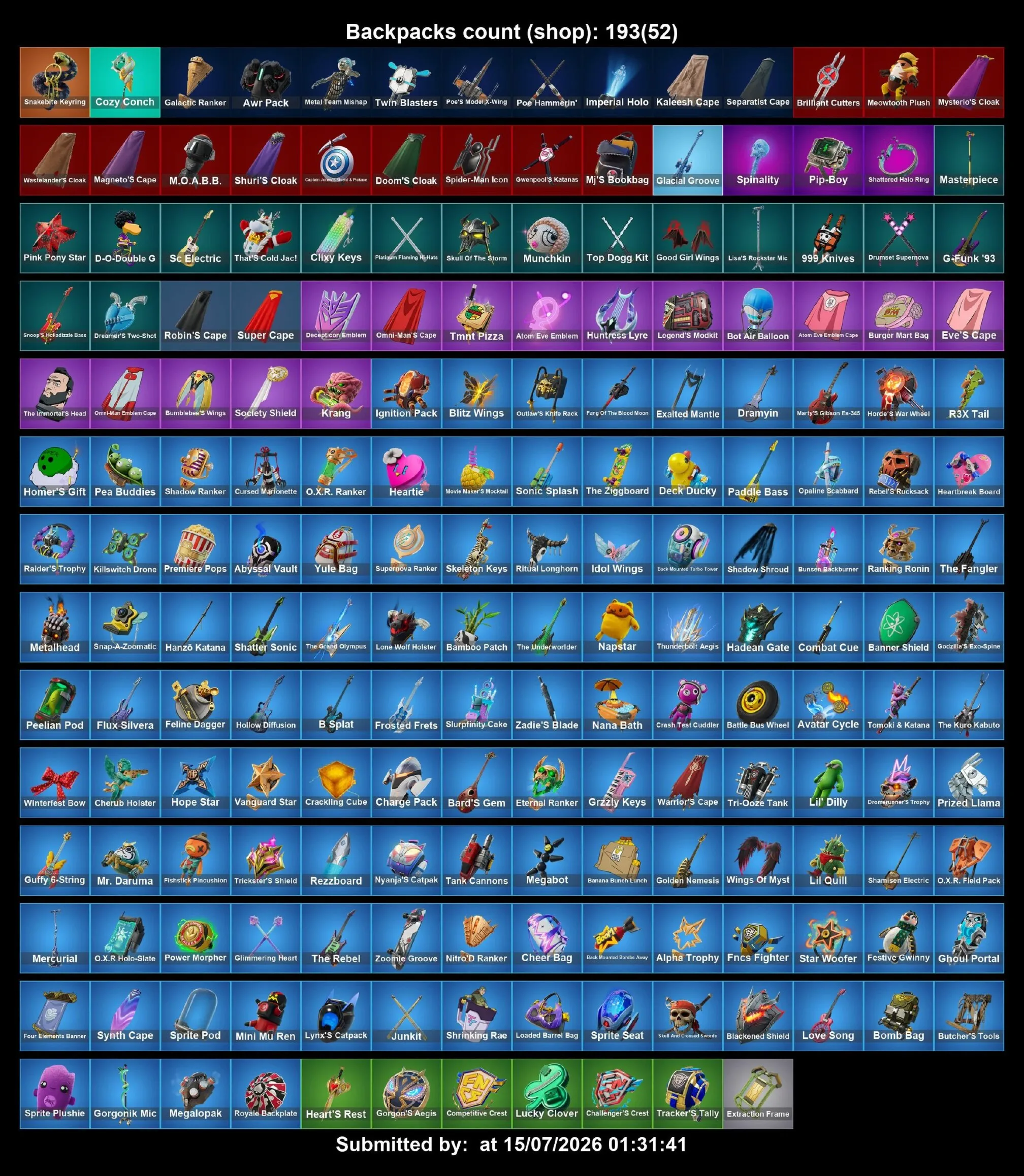Мгновенный доступ • FN (все платформы) • 116 skins • Renegade Raider • Полный доступ