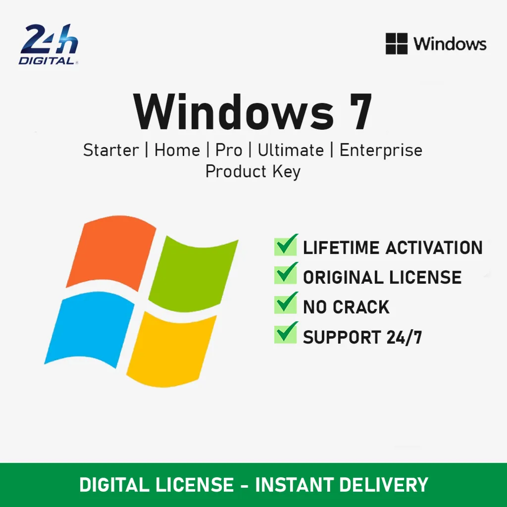 Windows 7 Ultimate | Pro | Home | Enterprise | Starter | Лицензионный ключ