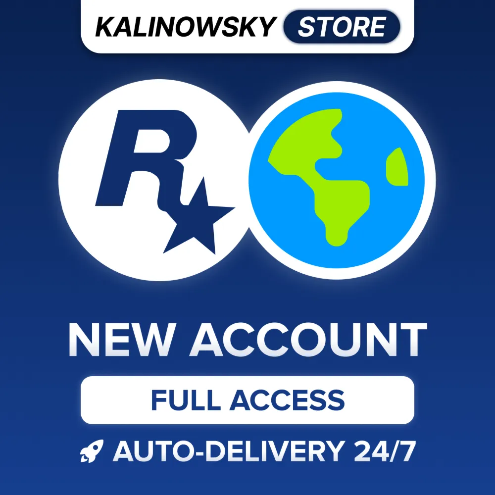 🔥 НОВЫЙ ROCKSTAR GAMES АККАУНТ — ПОЛНЫЙ ДОСТУП · ВЕСЬ МИР
