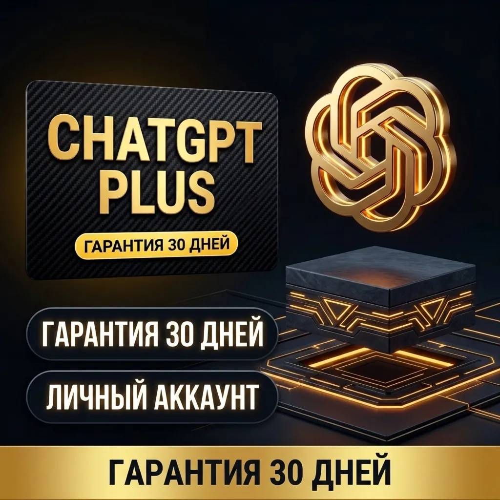 [ПРОМО] ChatGPT Plus 1 Месяц Аккаунт | Личный Аккаунт | Гарантия 30 Дней