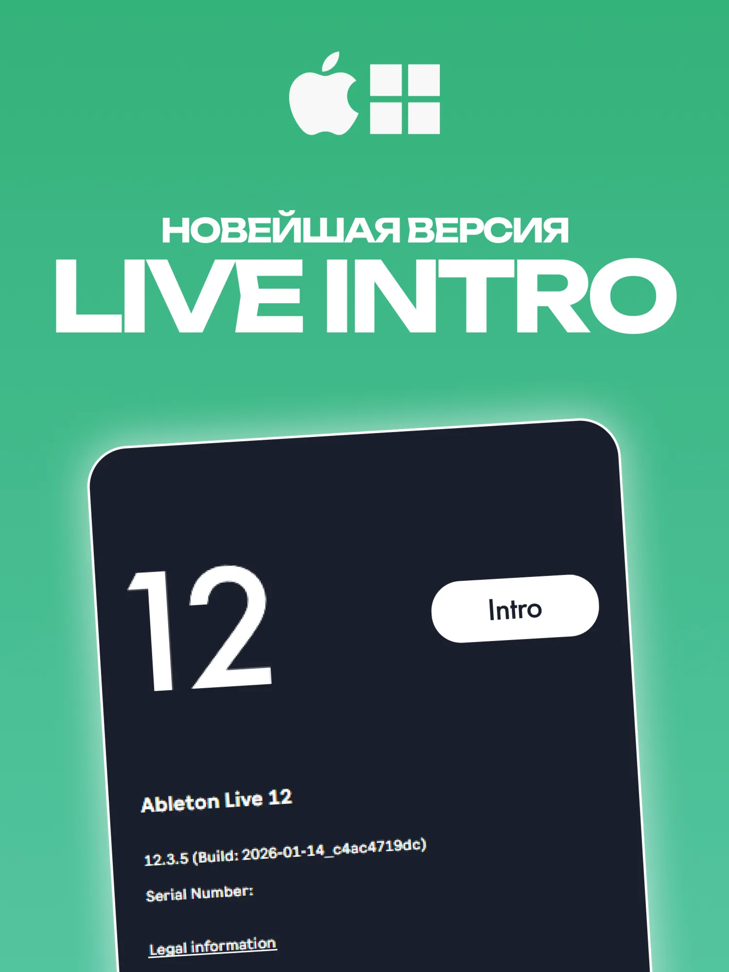 Ableton Live 12 Intro [НАВСЕГДА] + Splice в подарок ⚡ 
