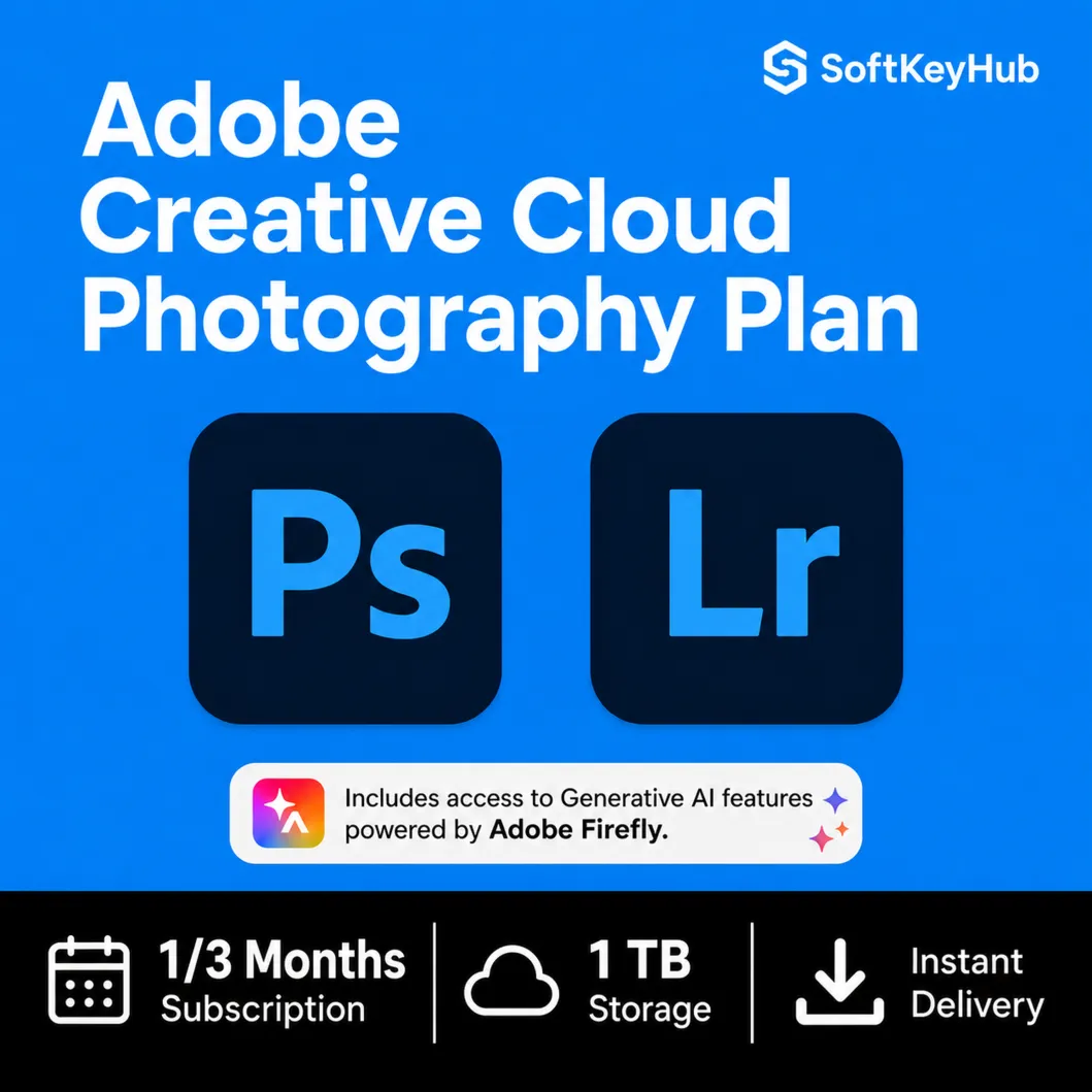 ADOBE CREATIVE CLOUD PHOTOGRAPHY PLAN 1 / 3 МЕСЯЦА | КЛЮЧ | АВТОВЫДАЧА