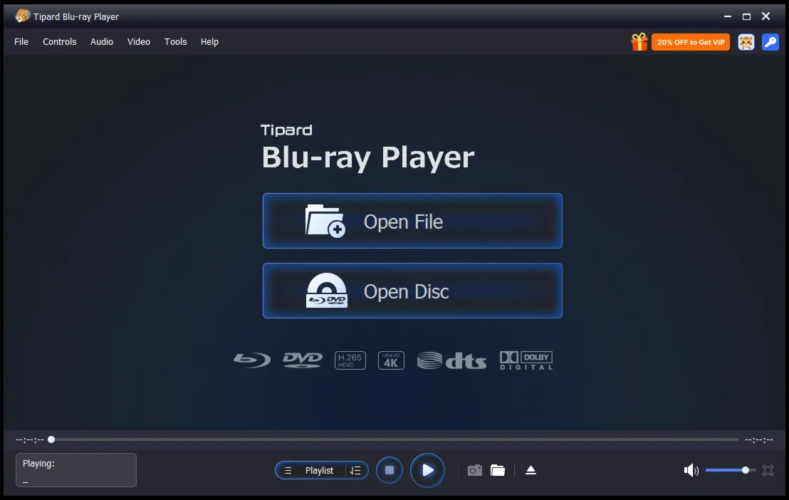 Tipard Blu-ray Player Код регистрации на 1 год