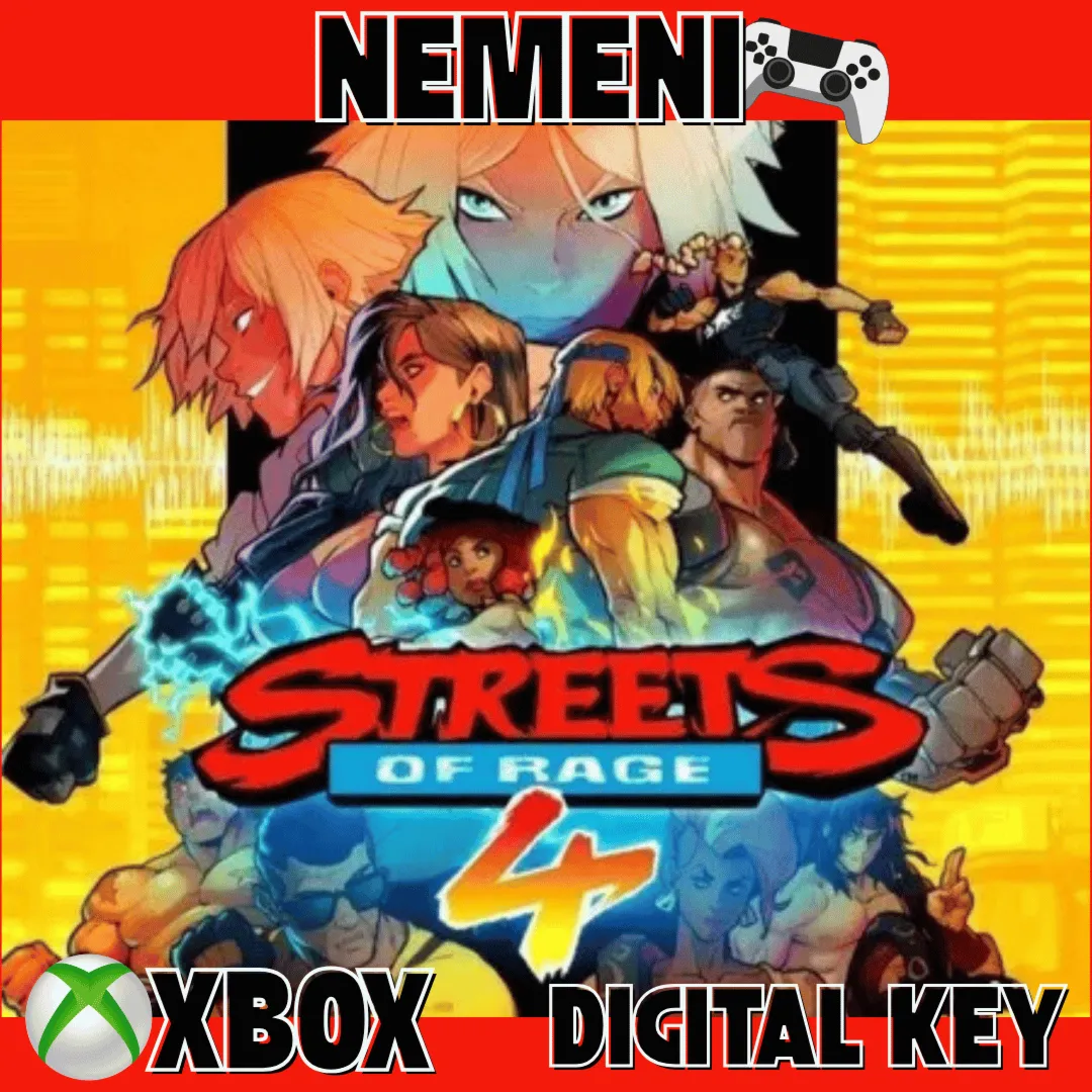 STREETS OF RAGE 4 XBOX ONE & SERIES X|S & WIN10,11 KEY