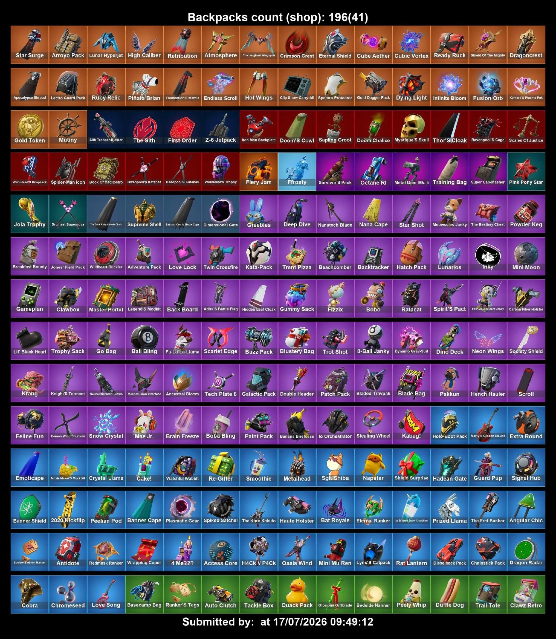 Мгновенный доступ • FN (все платформы) • 153 skins • Gold Brutus • Полный доступ
