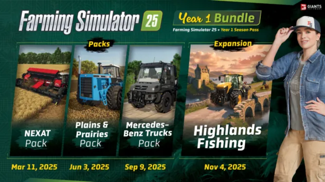 Farming Simulator 25: Year 1 Bundle XBOX SERIES X|S Ключ
