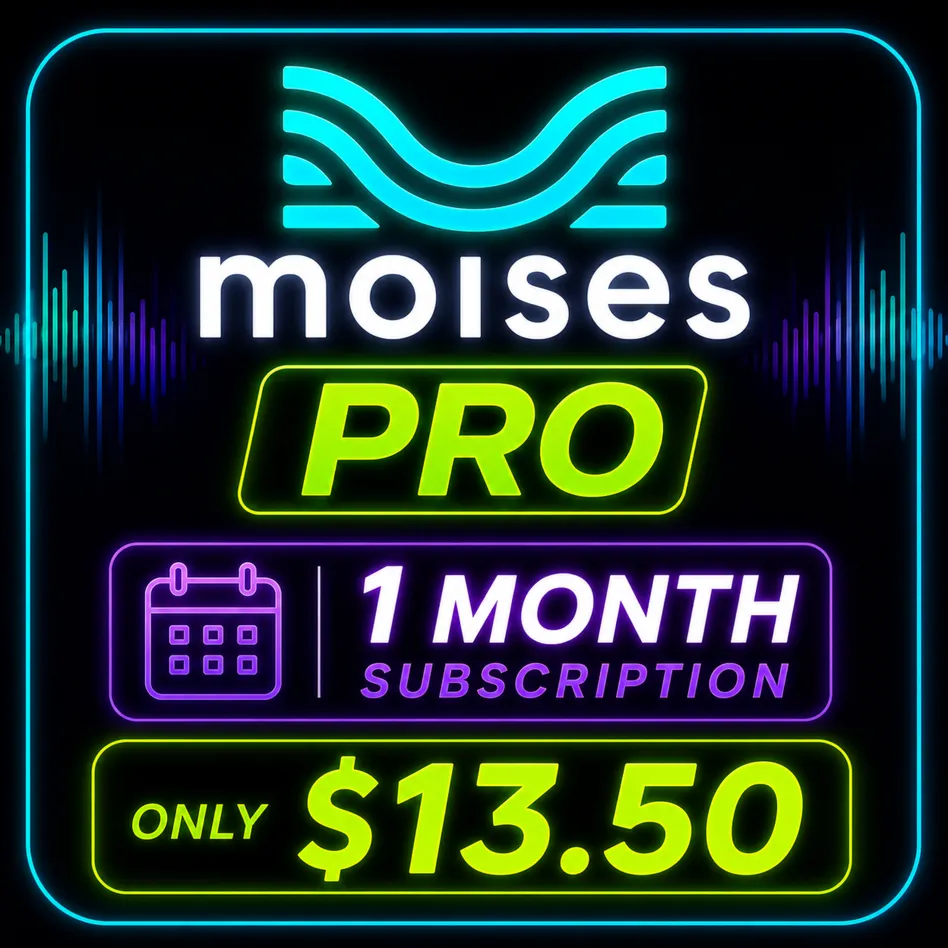 Moises AI Pro 1 месяц Обновление личного аккаунта - irongamers.ru