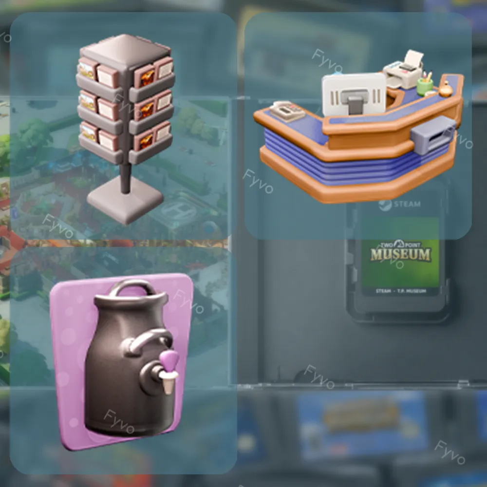 Two Point Museum Твич Дропс 3 Предметов Twitch Drops