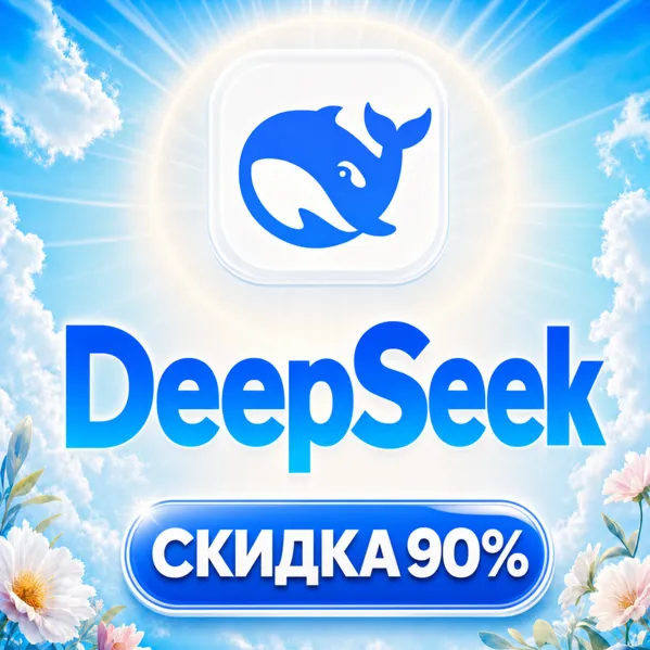 [АВТО] До 80% дешевле | API ДОСТУП | DeepSeek V4 Pro, V4 Flash и другие
