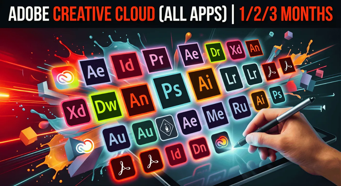 Acrobat Pro + Adobe Creative Cloud (все приложения) | аккаунты Acrobat | 1/2/3 месяца - irongamers.ru