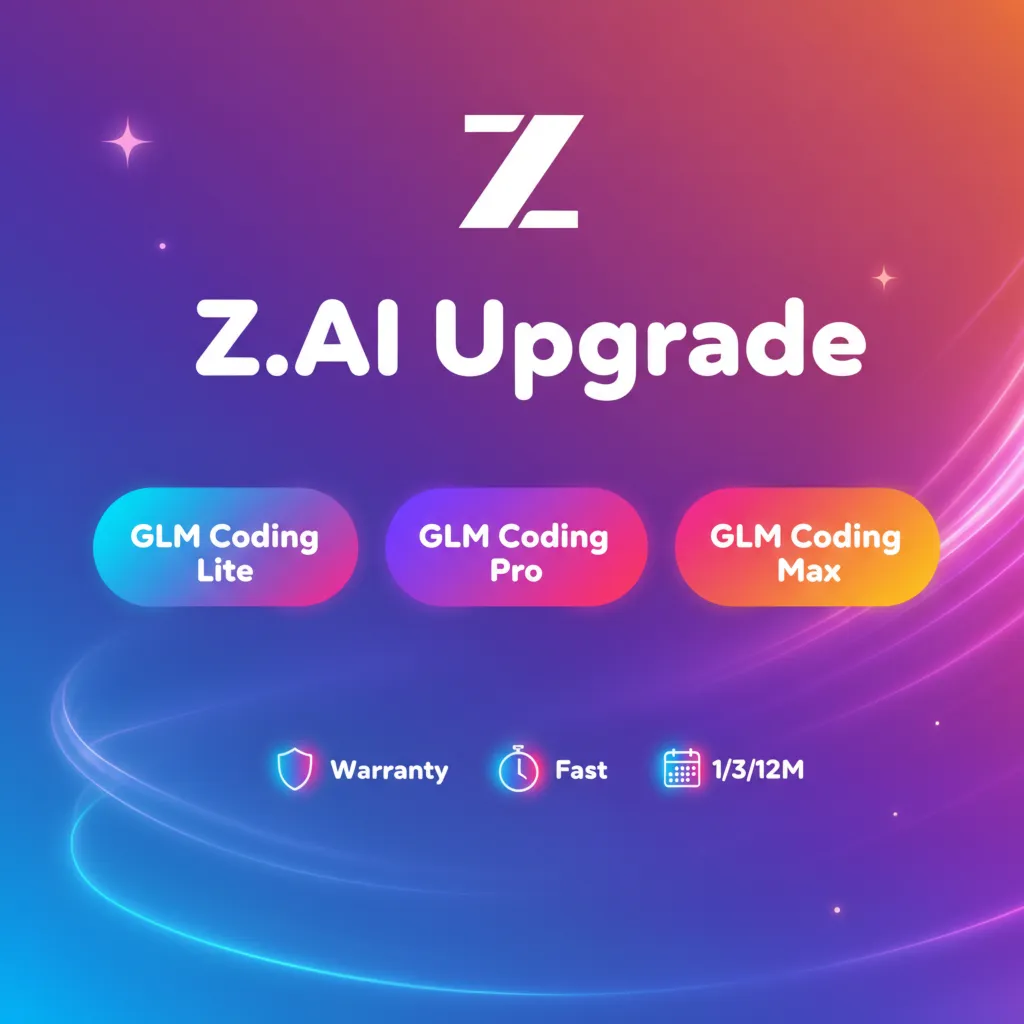 Обновление Z.AI 1/3/12M Подписка | GLM Coding Lite/Pro/Max | Гарантия/Быстрая доставк