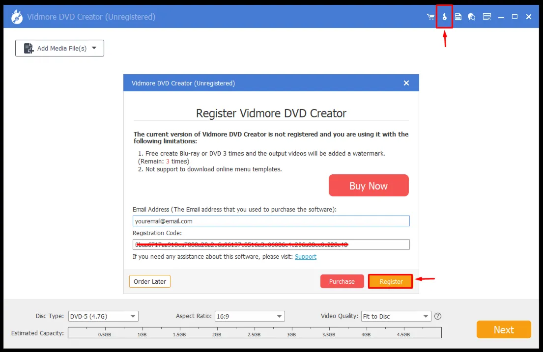 Vidmore DVD Creator Код регистрации на 1 год