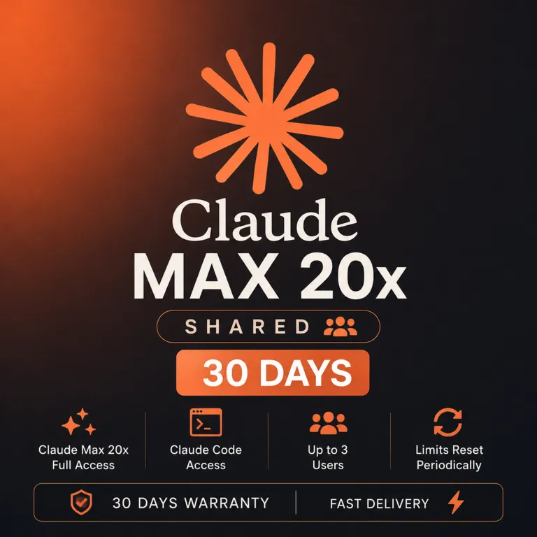 Claude Max 20x — Общий доступ на 30 дней - irongamers.ru
