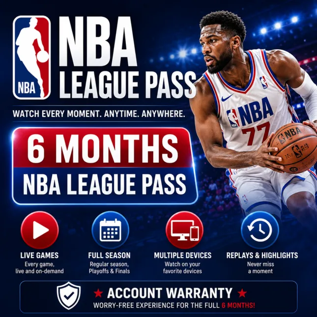 NBA LEAGUE PASS — доступ на 6 месяца Общий аккаунт Гарантия - irongamers.ru