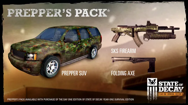 State of Decay: YOSE - DLC Prepper&acute;s Pack (Ключ Xbox One/Series X|S) – Глобальный - irongamers.ru