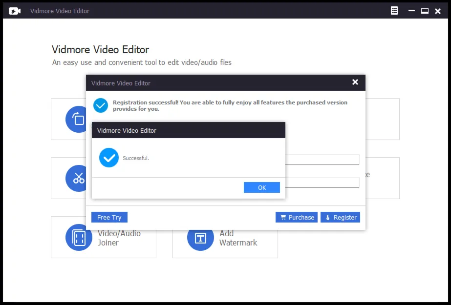 Vidmore Video Editor Код регистрации на 1 год