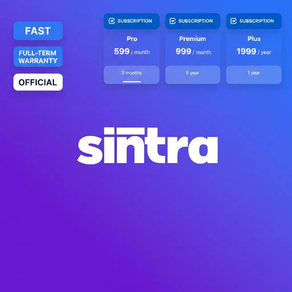 Sintra AI - PRO 1-3-12M Подписка | Обновление | + Гарантия