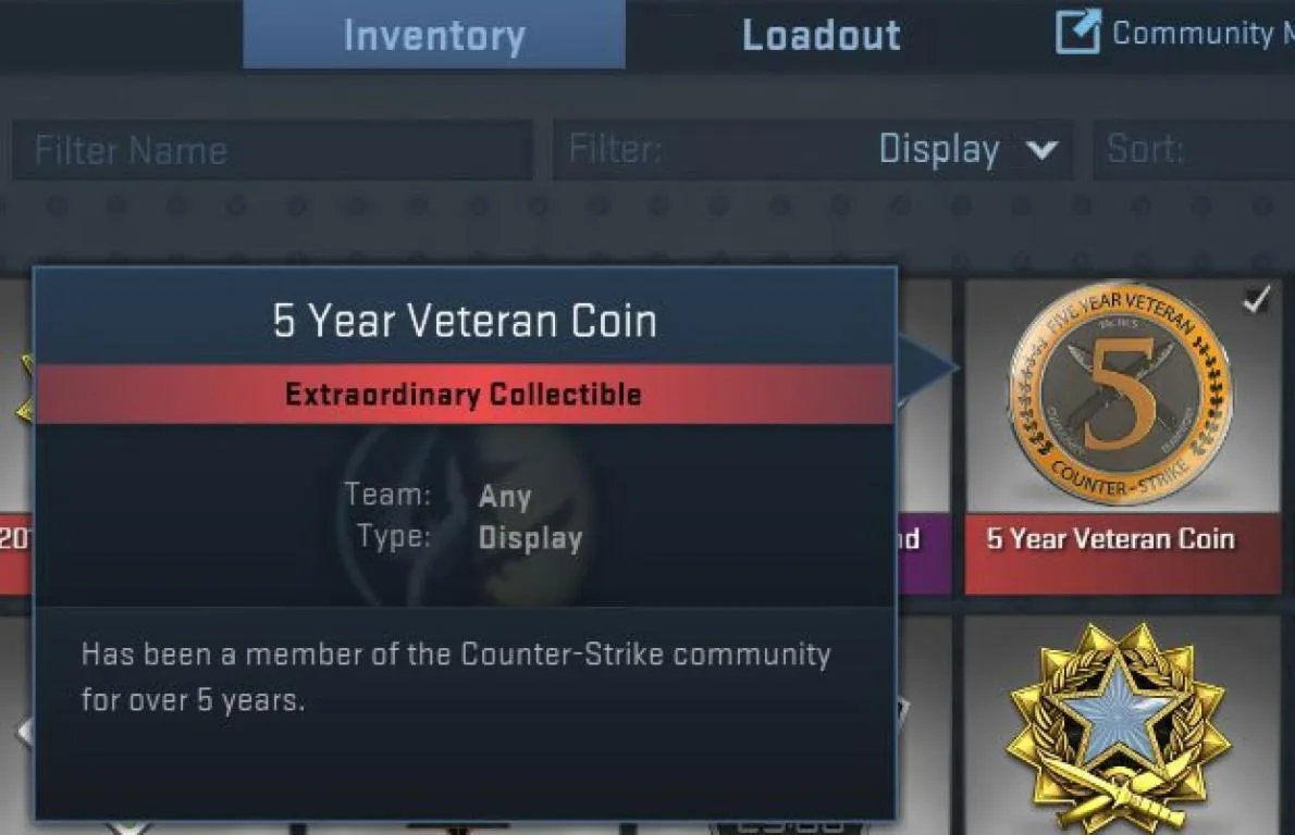 17-23 ГОДА ВЫСЛУГИ STEAM + МОНЕТЫ ЗА 5 И 10 ЛЕТ СЛУЖБЫ