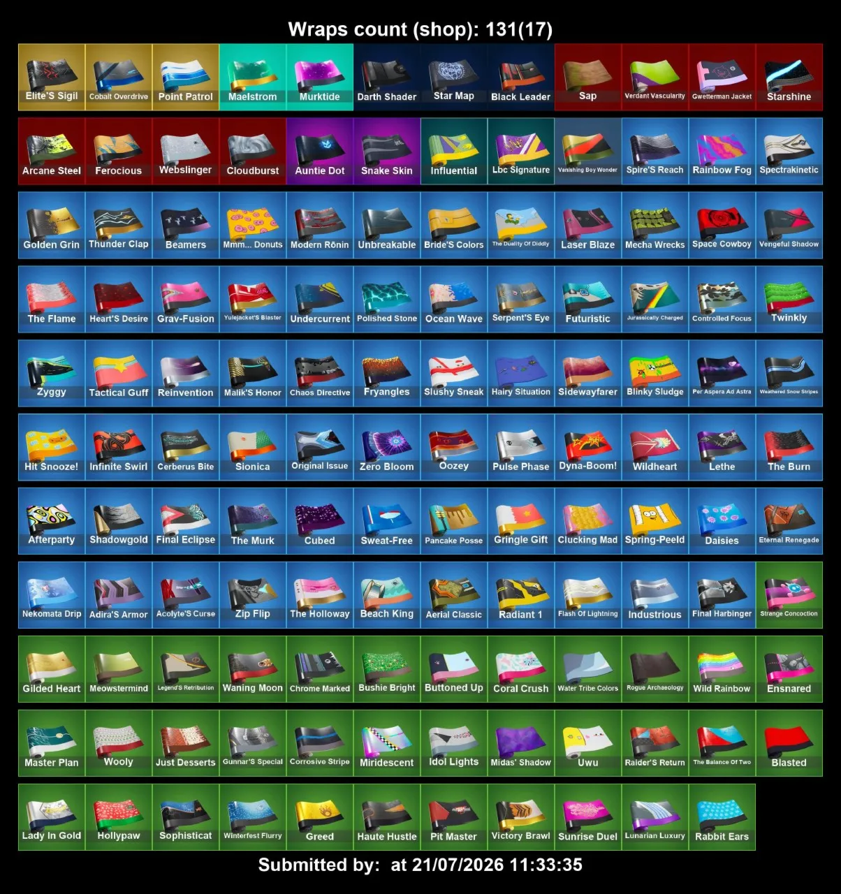 Мгновенный доступ • FN (все платформы) • 122 skins • 250 VB • Полный доступ