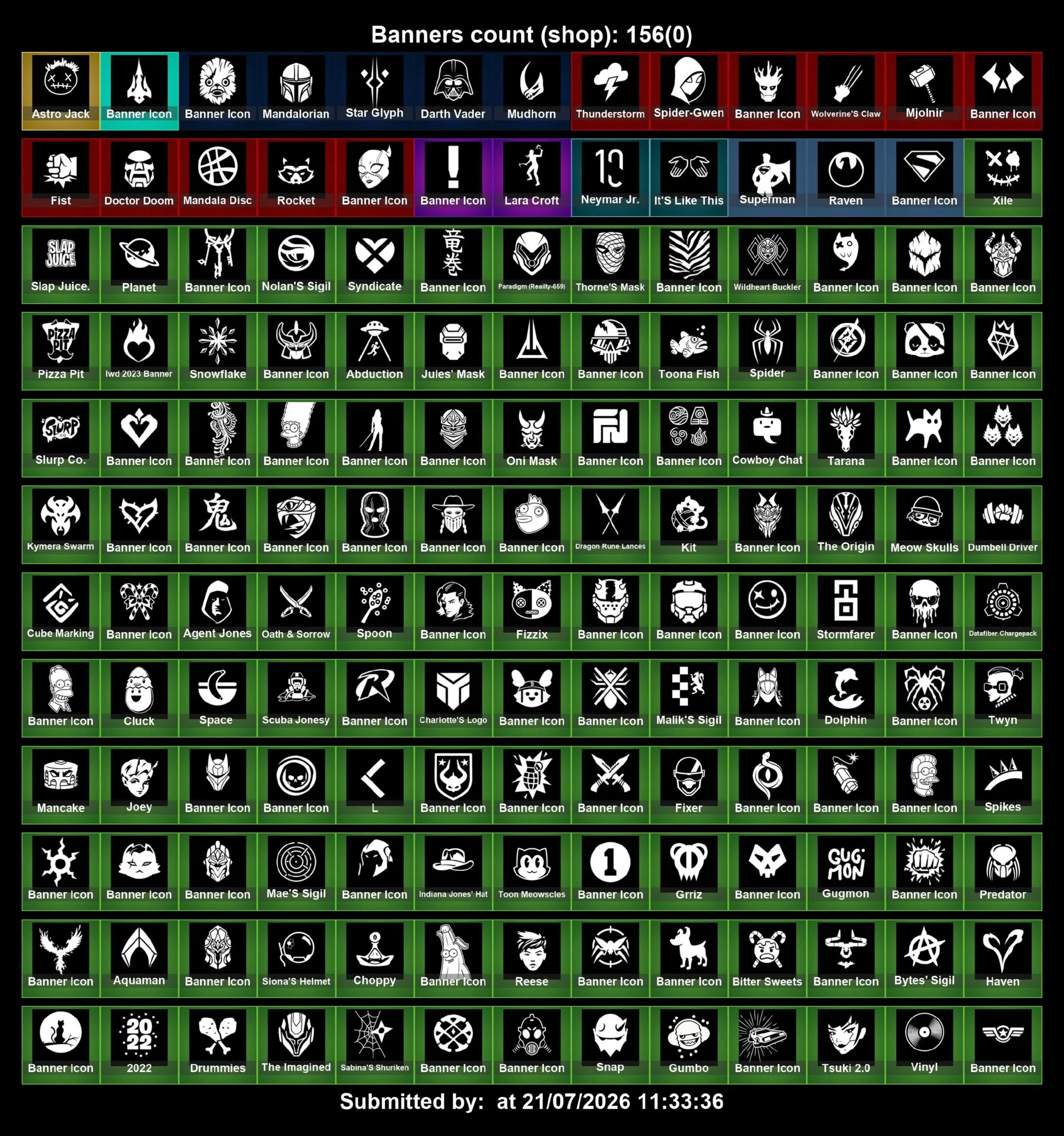 Мгновенный доступ • FN (все платформы) • 122 skins • 250 VB • Полный доступ