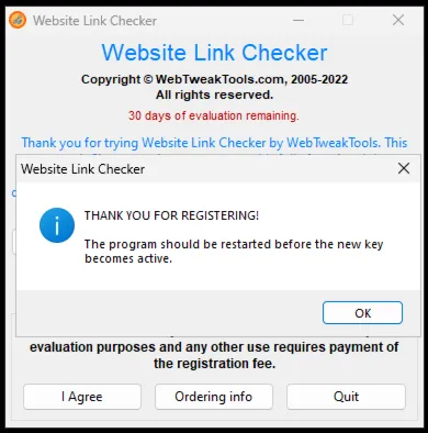 Website Link Checker от WebTweakTools Код активации