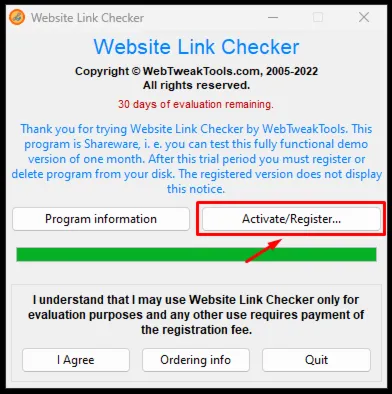 Website Link Checker от WebTweakTools Код активации
