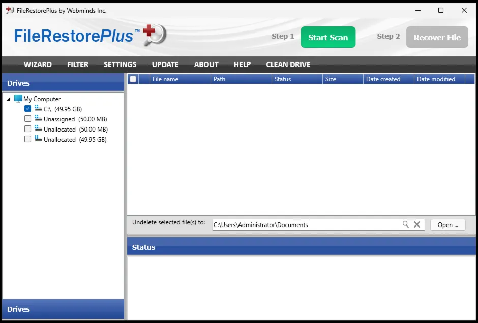 FileRestorePlus от WebMinds Лицензионный ключ на 1 год